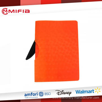 A4 Clip File Folder PP Rotarty Folder with Embossed Design